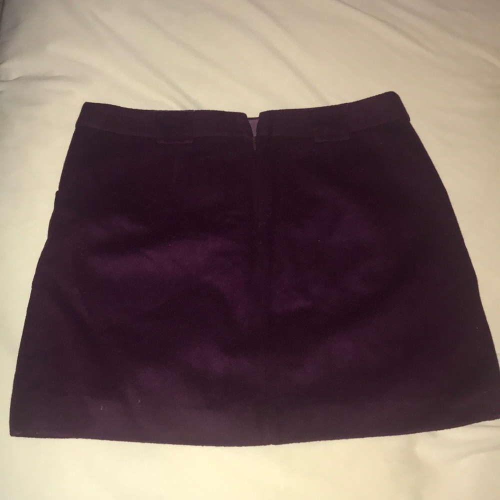 EUC J.Crew Woman’s size 4 Plum Wool Skirt